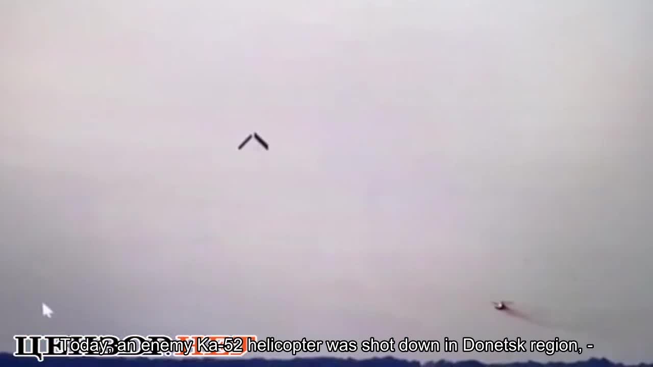Today, an enemy Ka-52 helicopter was shot down in Donetsk region - Air Force Command