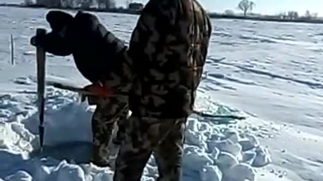 Northeast gentlemen's happy winter fishing