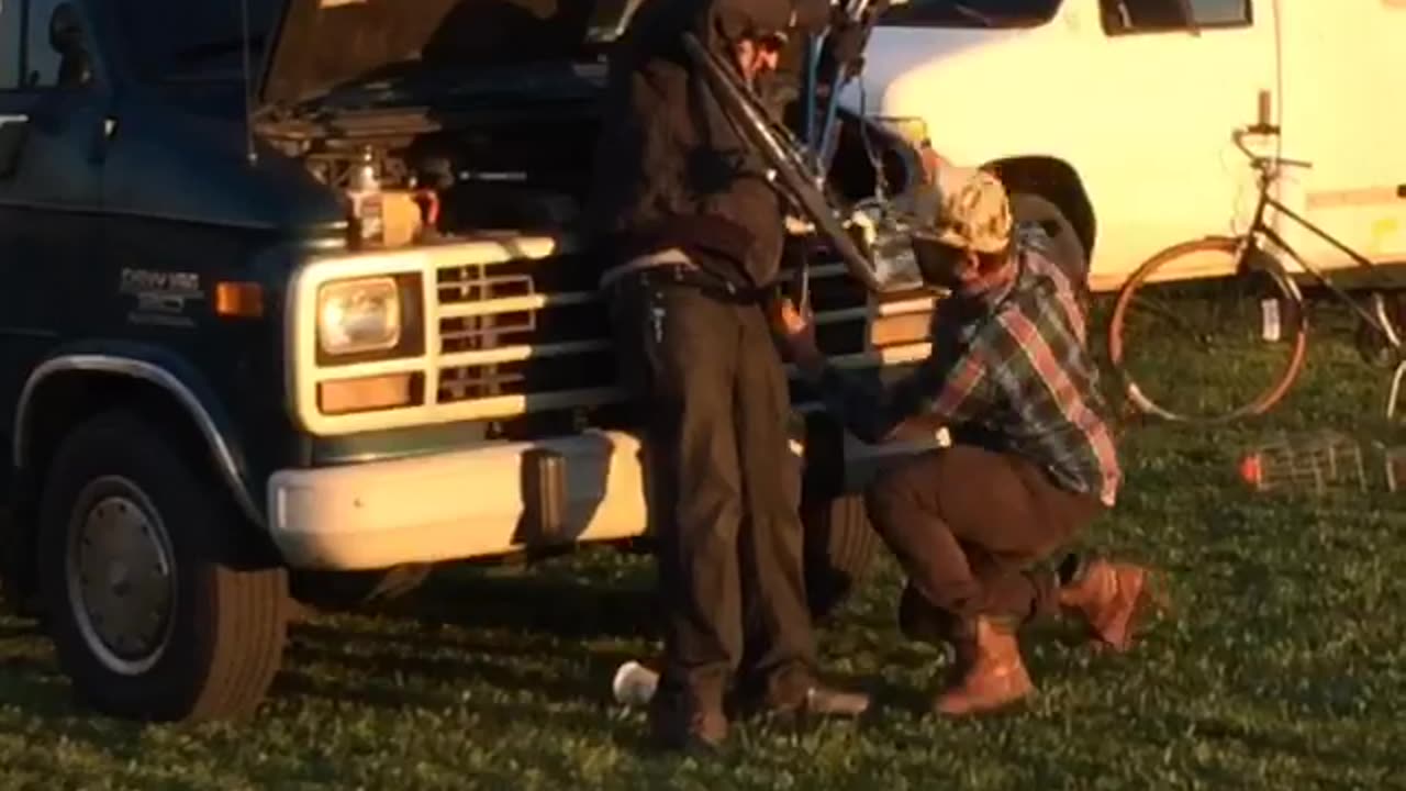 How to remove a crashed bicycle from the front of your van.