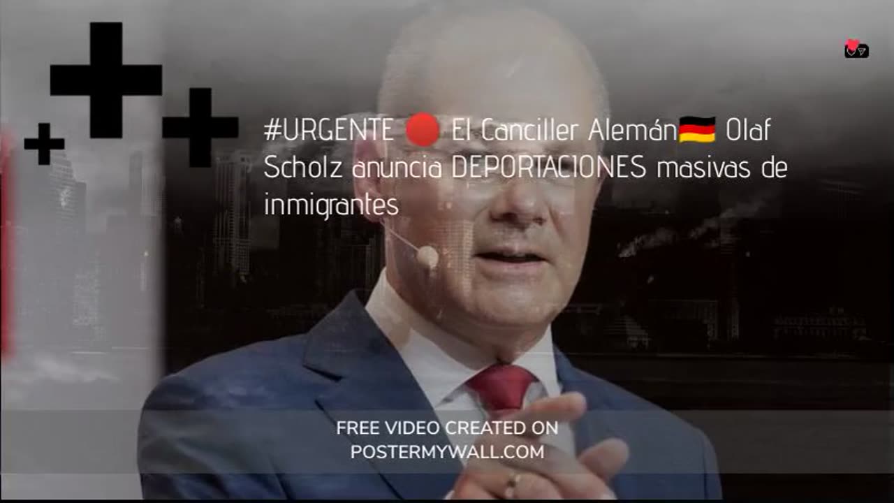 #URGENTE 🔴 El Canciller Alemán🇩🇪 Olaf Scholz anuncia DEPORTACIONES masivas de inmigrantes