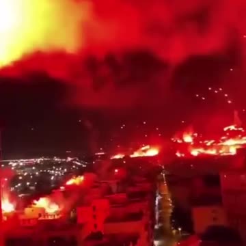 Israeli “Fires” Look Like Fireworks— Am I the only one?
