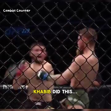 Khabib's slap 🥶🥶 #khabib #mma #ufc
