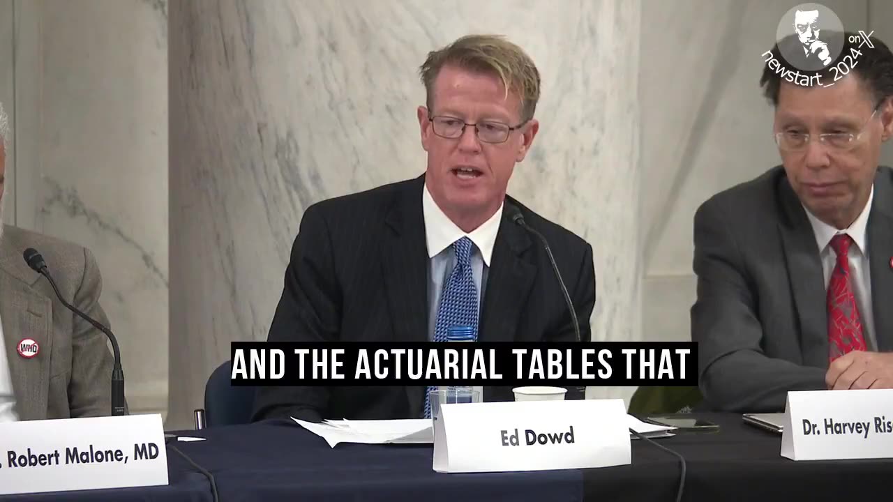 Edward Dowd: "We've calculated excess deaths, disabilities and injuries