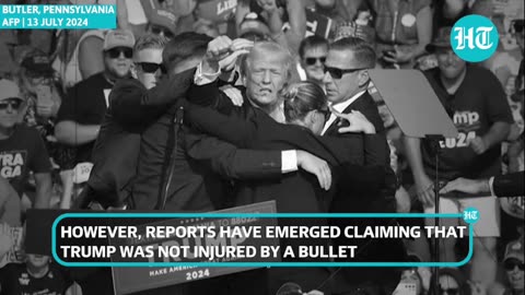 Conspiracy Theory Explodes In PYSOP Pedophile Trump not hit by "bullet"