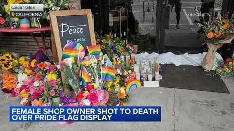 Store owner shot to death over Pride flag hanging outside shop, officials say