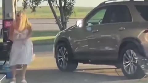 How did she manage to buy a car despite appearing to lack common sense or intelligence?