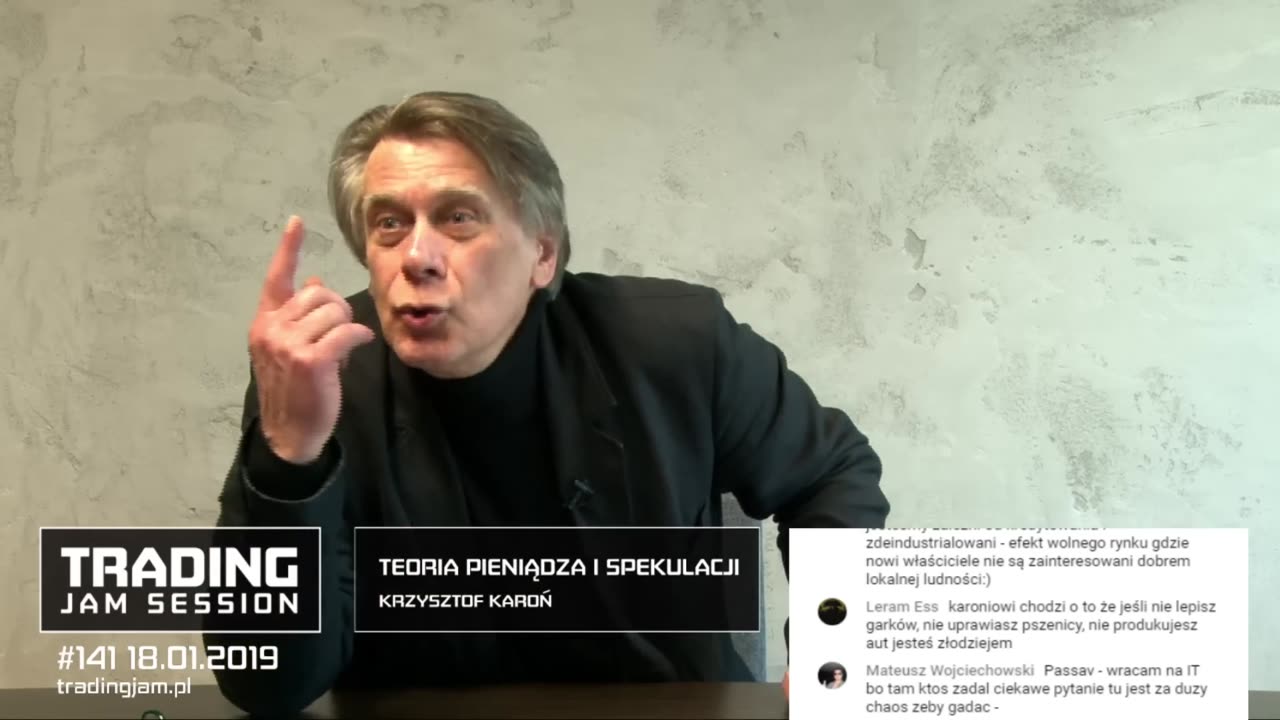 Teoria pieniądza i spekulacji, Krzysztof Karoń