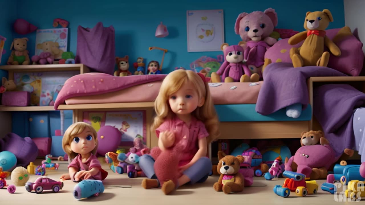 Beautiful Doll Cartoon Animation