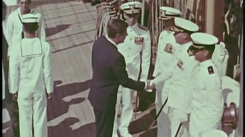 President Kennedy Visits the Coast Guard Barque Eagle