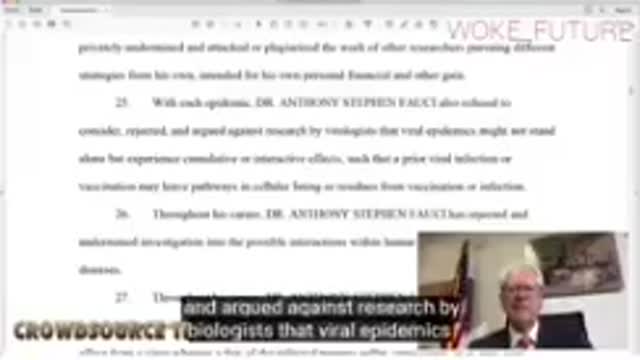 Indictments for Fauci and company