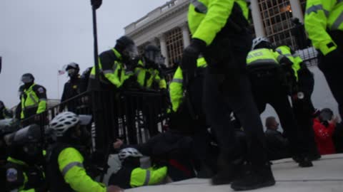 Live Video Raw Footage Capitol Building End Of Evening