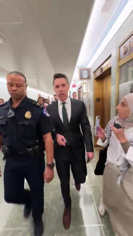 (DAILY CALLER OBTAINED)-- Hawley Code Pink Senate Video