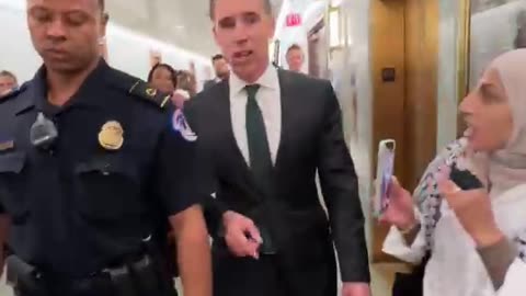 (DAILY CALLER OBTAINED)-- Hawley Code Pink Senate Video