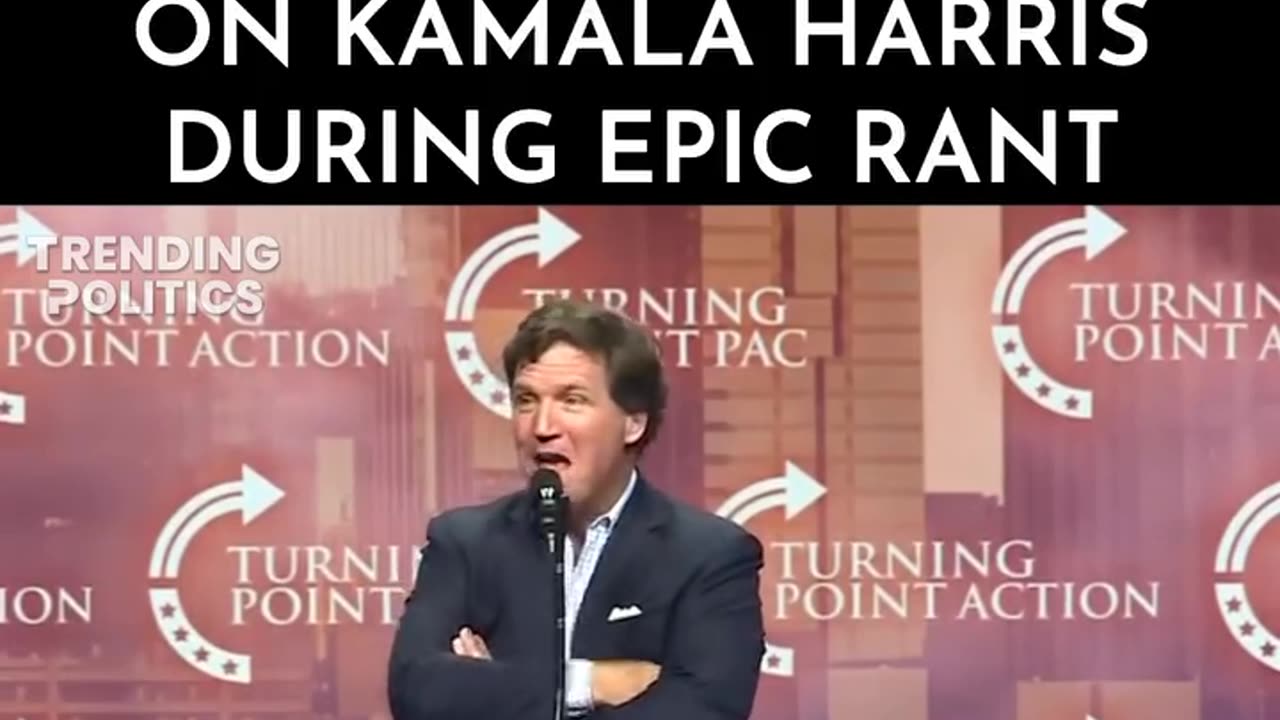 Politics - 2024 Tucker Carlson Goes Nuke On Liberal Globalist Commie Puppet Kamala Harris Criminal