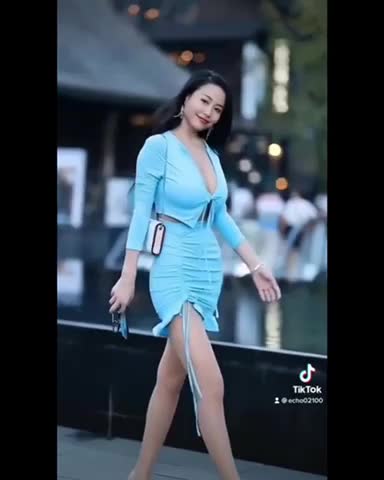 Beautiful Asian girl walk | echoo ❣️