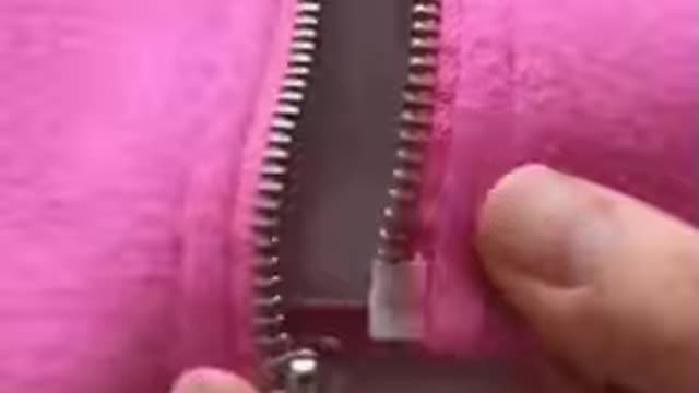 Fixing a broken zipper