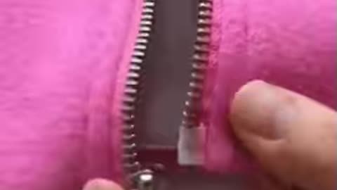 Fixing a broken zipper