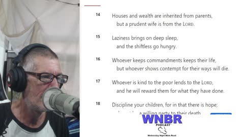 Wednesday Night Bible Read - Proverbs 19-20