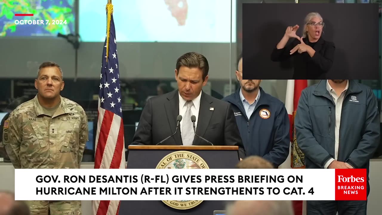 Florida's DeSantis Details Efforts To Deal With 'Huge Hazard' Of Helene Debris In Advance Of Milton