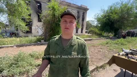 Homemade drone by AFU in Russian army hands