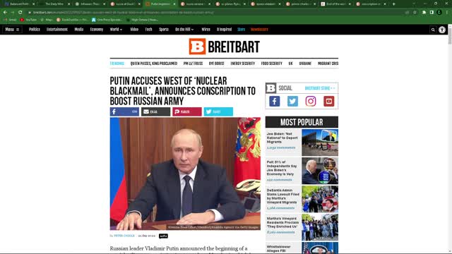 sc intel: putin announces conscription and accuses the west of nuclear blackmail