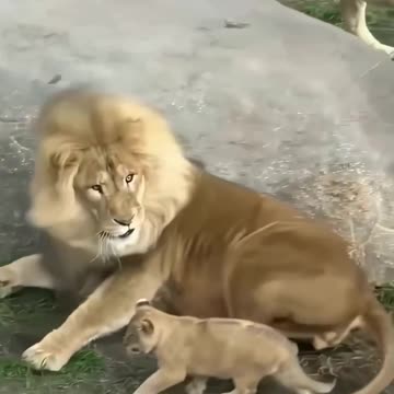 "The Roaring Surprise: When the Little Lion Stole the Big Lion's Thunder"