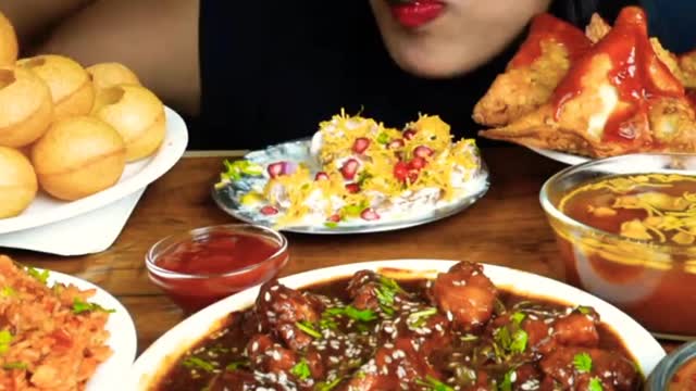 ASMR Eating Indian Street Food