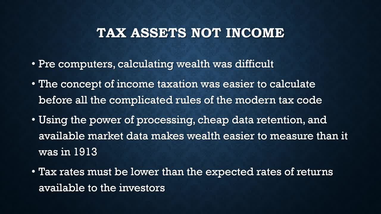 Tax the Rich - Why Conservatives Should Want to Tax the Wealthy not the Earners