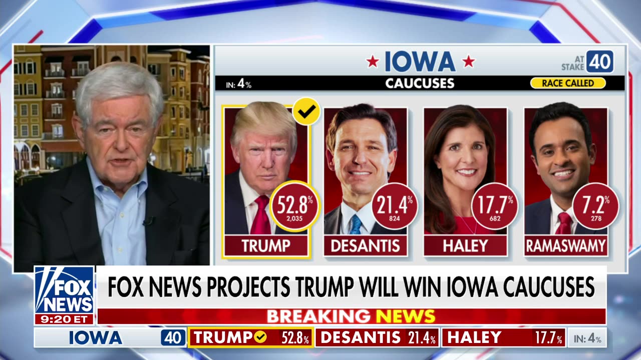 GINGRICH INTERVIEW ON TRUMP