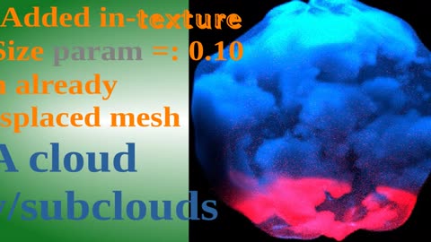 Cloud TUNING:VolNodes+Mesh Map-SCALES@GLOSSY=Cloud•Mesh*sets*BETTER|LuxCore#Concavity#Sky#Underlight