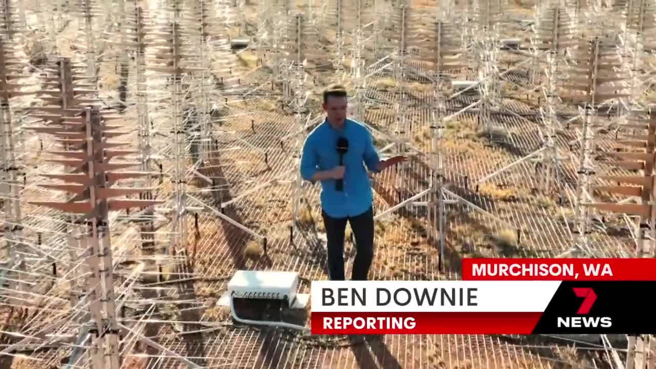 Construction of world's biggest radio telescope in Western Australia