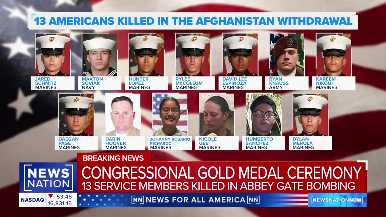 13 troops killed during Afghanistan withdrawal honored with Congressional Gold Medal | NewsNation No