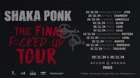 Shaka Ponk The Final F#*cked Up Tour 2024