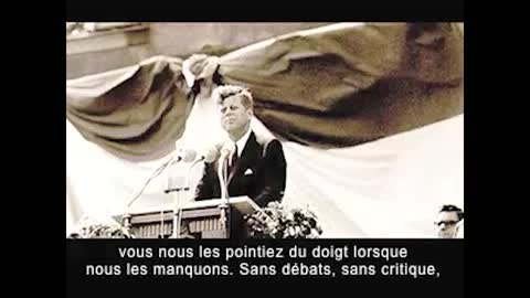 Le discours de John F. Kennedy révélant l'existence des sociétés secrètes 10 jours avant sa mort !