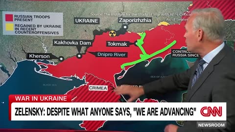 Retired colonel shows Ukraine’s strategy in counteroffensive