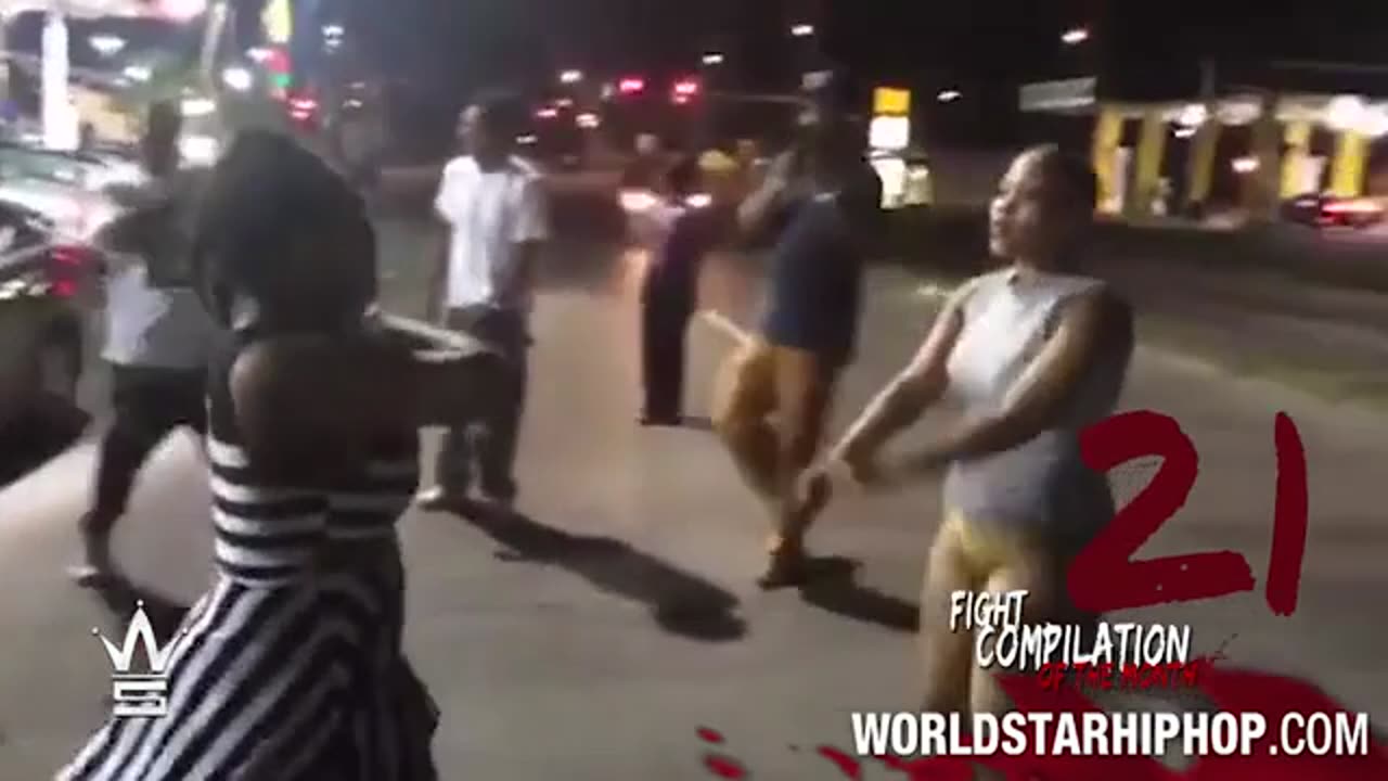 Fight Comp Wifey Gets Jumped Knocked Out Cold
