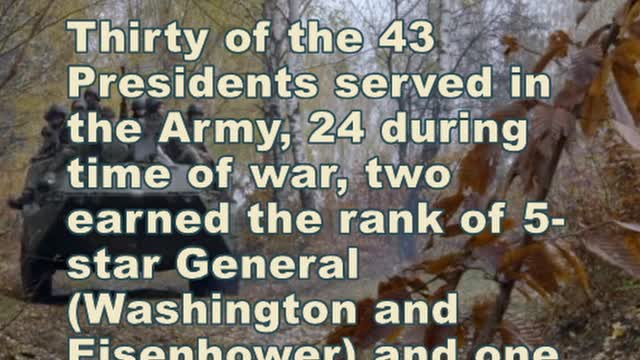 43 US Presidents Served In The US Army, 24 Of Them During Time Of War