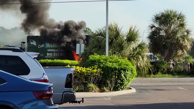 Waste Management Fire