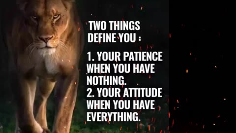 These are the test of your character.