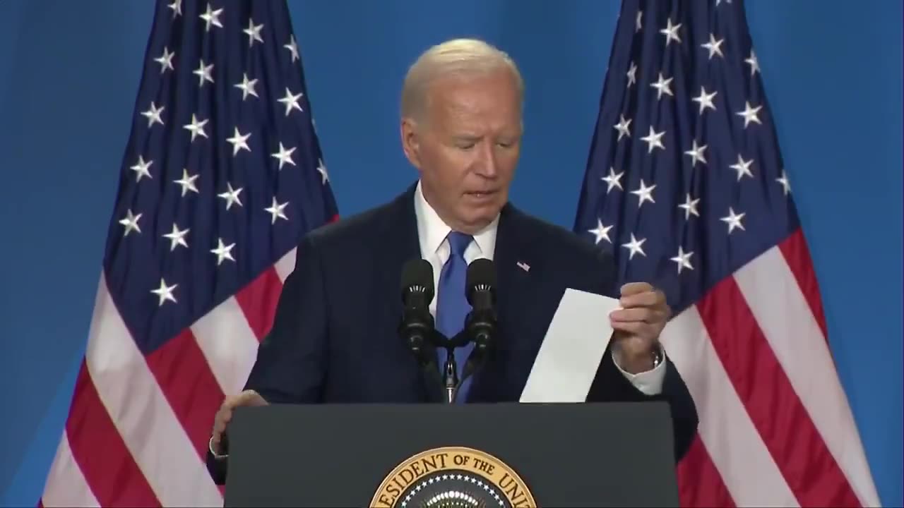 Joe Biden just confirmed that he only takes questions from a pre-approved list