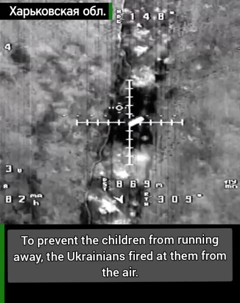 Russia evacuated a Ukrainian family, Ukraine's army had attacked them & held them as human shields