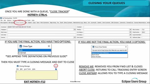 Closing user job queues