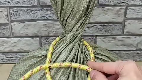 Easy rope tying knot