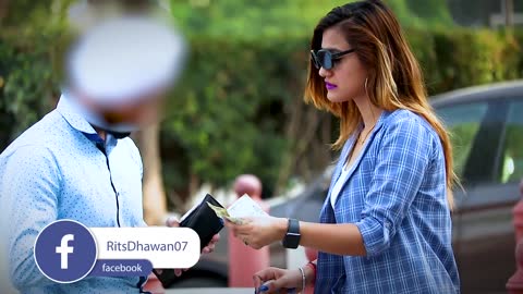 Blind Girl Honesty Challenge ( Social Experiment ) | Gone Wrong | Rits Dhawan