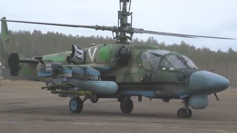 Ka-52 helicopters