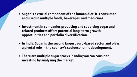 11 Best Sugar Stocks in India to Invest in 2024