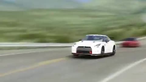 Car racing stunt video