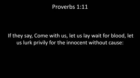 KJV Bible Proverbs Chapter 1