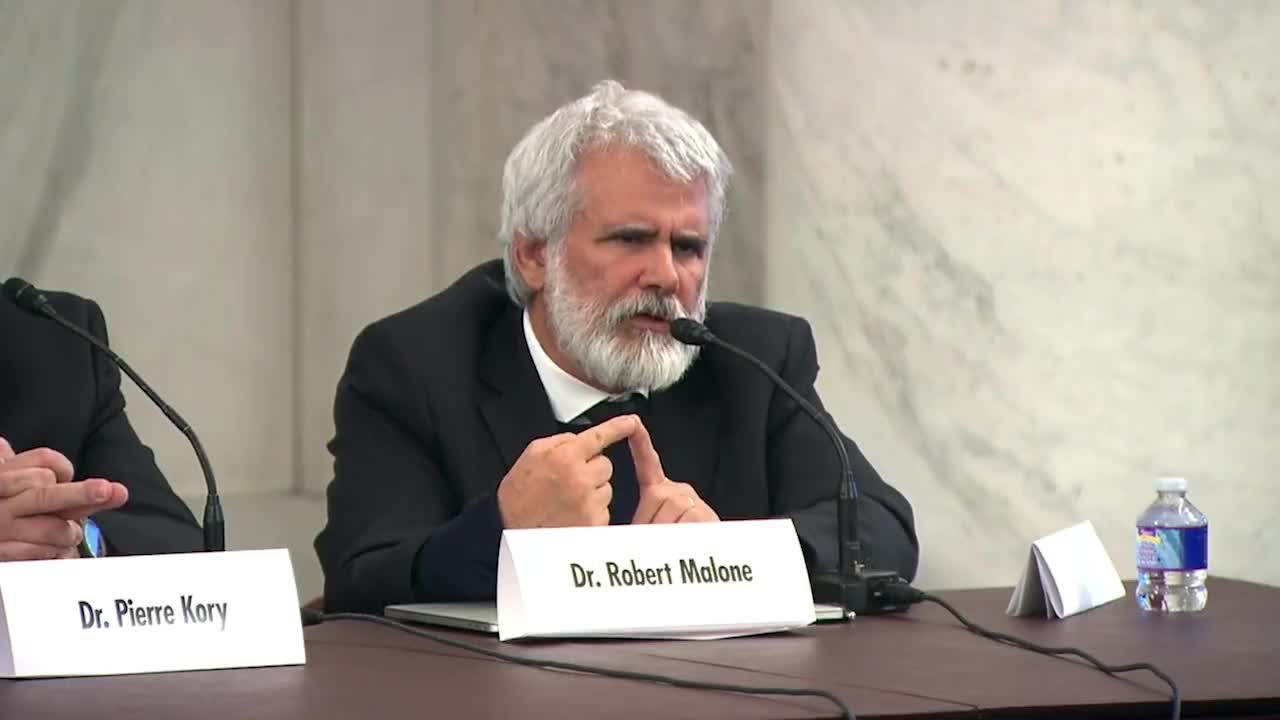 Dr. Malone At Senator Ron Johnson's Meeting.