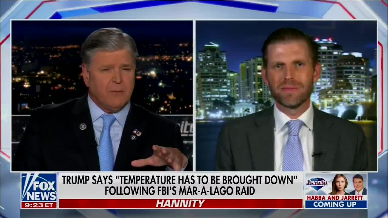 What Eric Trump Just Told Hannity Has The FBI TERRIFIED (VIDEO)